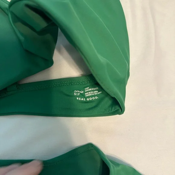 Aerie Green Twist Front Bikini Set - Picture 5 of 6